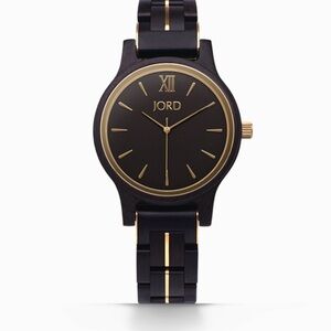 JORD Black and Gold Watch